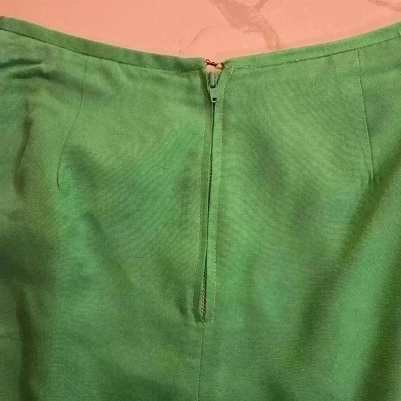 Jones New York Womens Lined Midi Skirt Clover Green size 6 - Picture 3 of 6